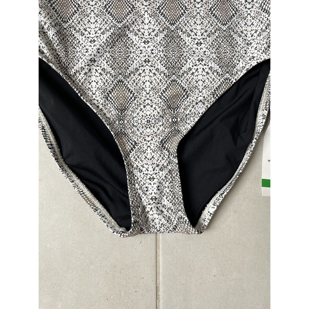 Coco Reef Swim Bikini Bottom High Waist Animal Print Swimwear - Picture 3 of 7
